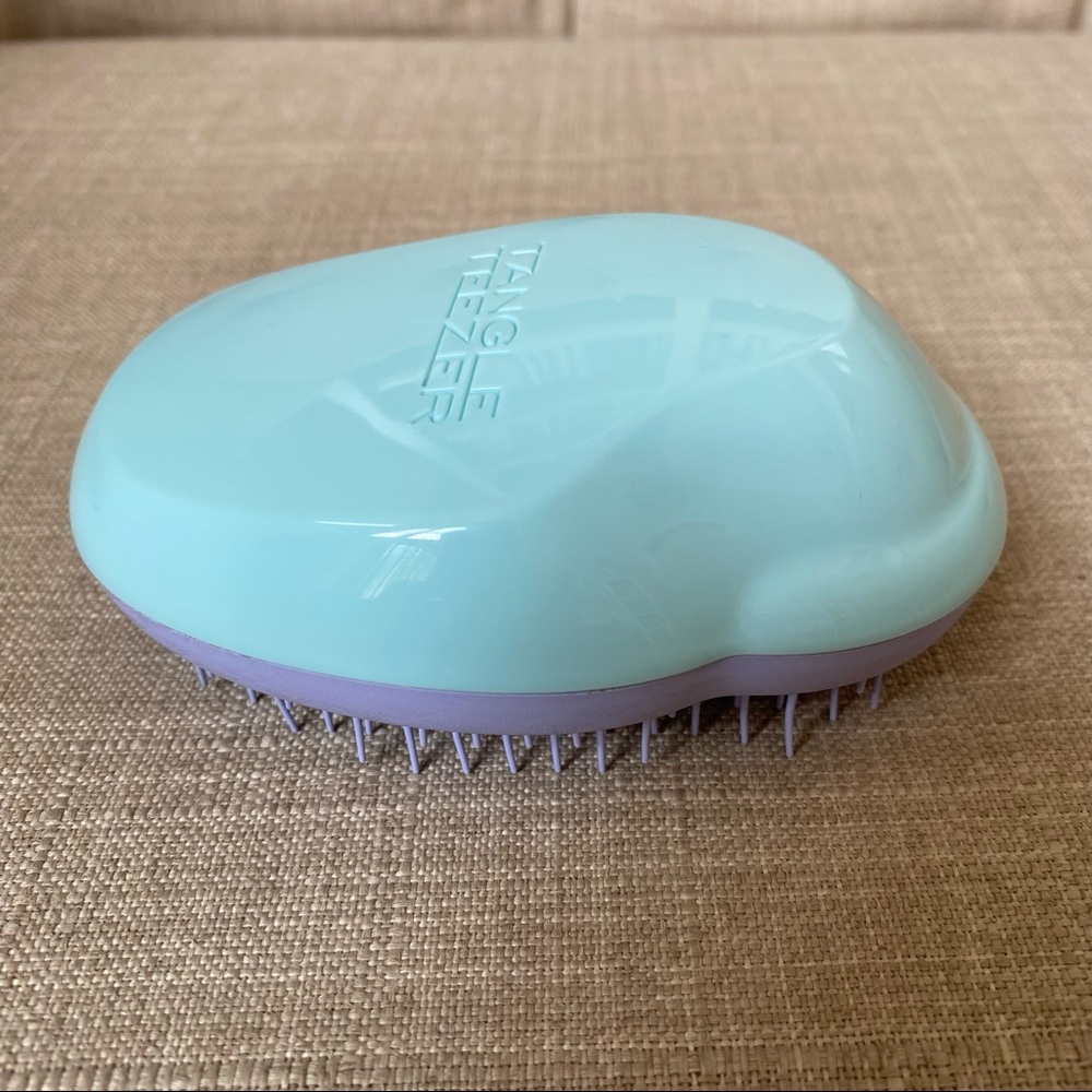 Purple and mint fine and fragile Tangle Teezer
